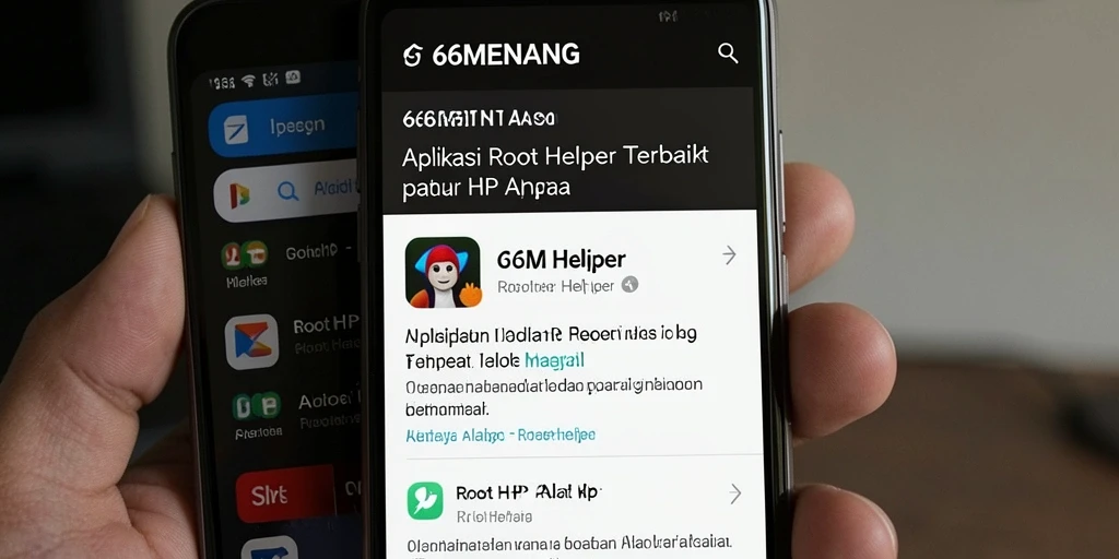 Tampilan antarmuka 66MENANG yang intuitif dan mudah digunakan.