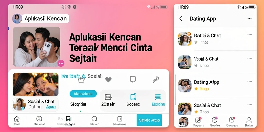 Tampilan antarmuka HR89 yang menarik dan mudah digunakan.