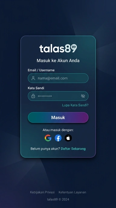 Login Akun Talas89 untuk Pengguna Android Indonesia